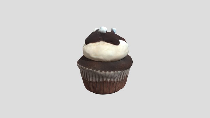 marshmallow cupcake – Gratis 3D-model STL