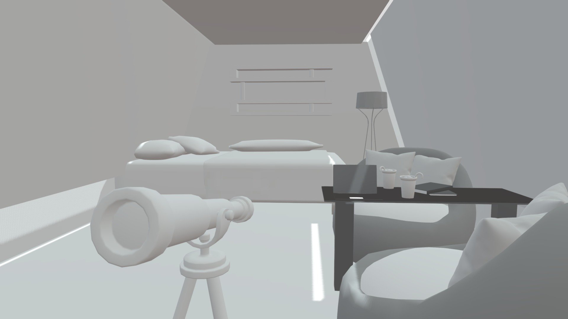 attic - 3D model by vickybooo [264615f] - Sketchfab