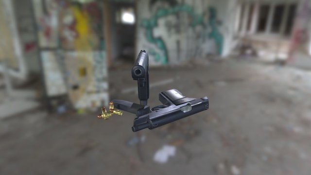 CZ-70 Pistol 3D Model