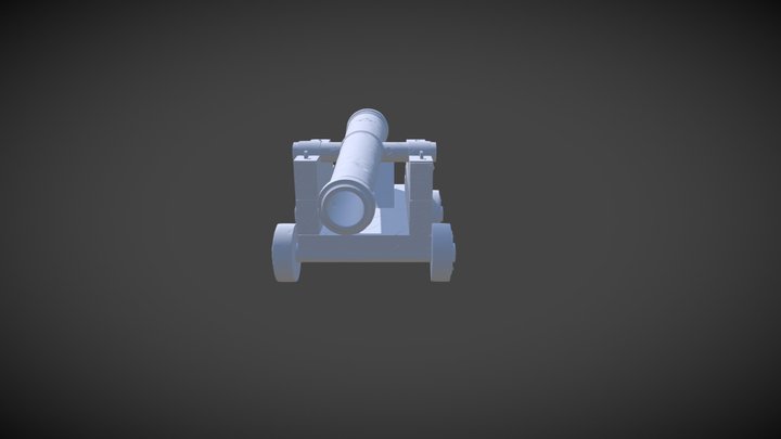 Cannon - ZBrush Model 3D Model