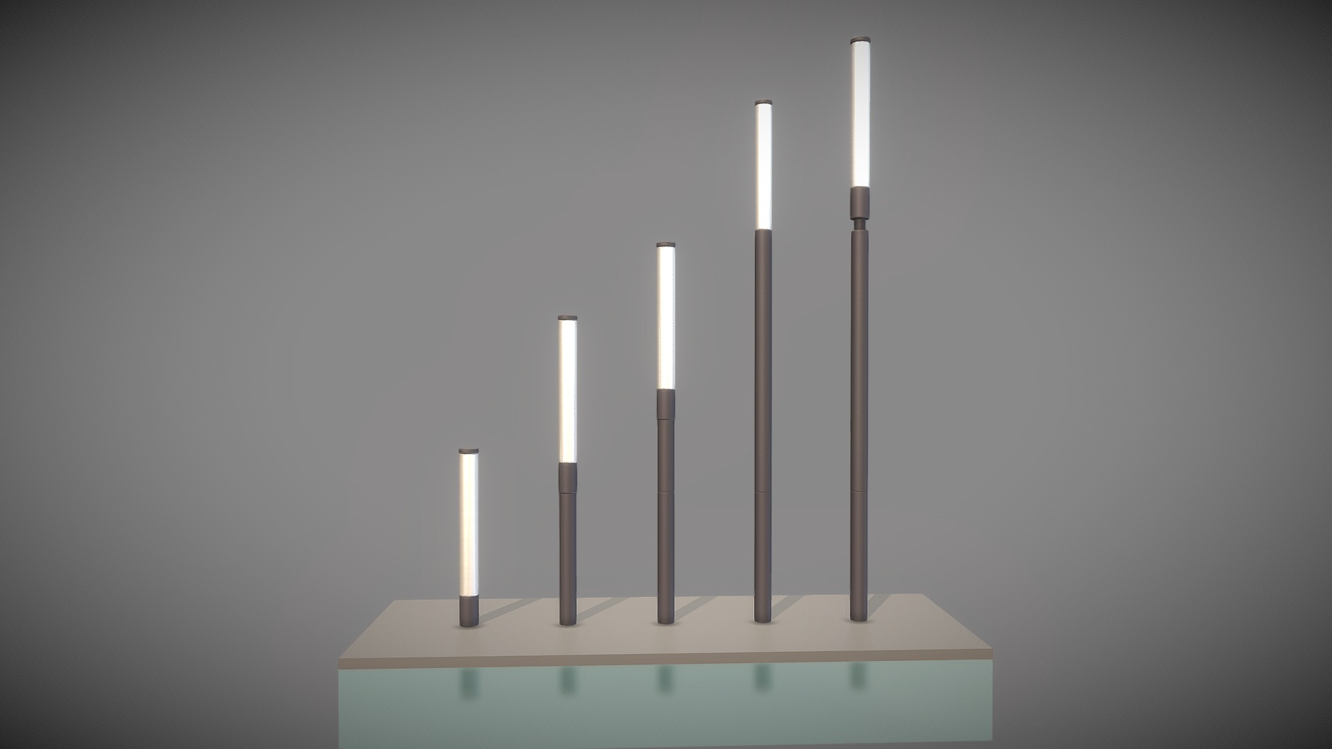 3D model Street Light 10 Basic Low-Poly - This is a 3D model of the Street Light 10 Basic Low-Poly. The 3D model is about a group of candles on a table.
