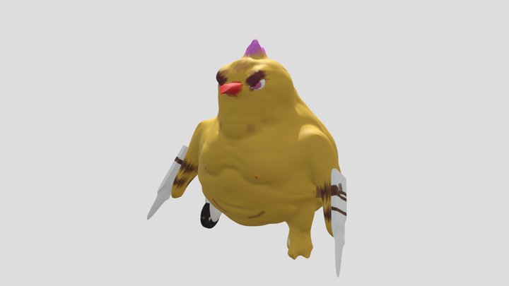 carlos the obese 3D Model