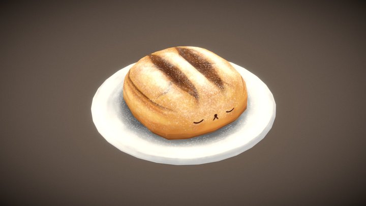 Anko Usagi Pan 3D Model