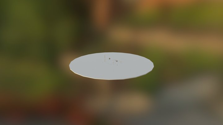 Palm Island 3D Model