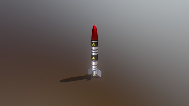 Русская ядерная ракета 3D Model