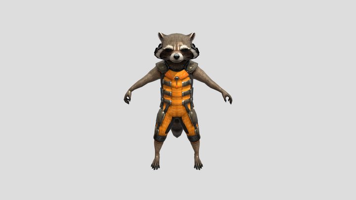 rocket-raccoon-ut-2004-skin (3) 3D Model