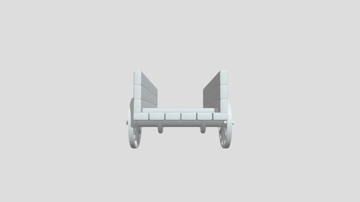 bull Cart 3D Model