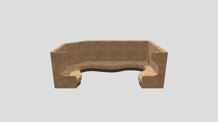 vip room sofa 3D Model