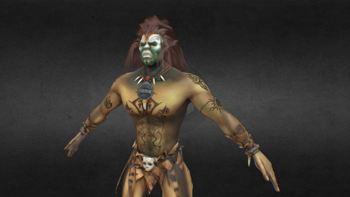 Tribe Men 3D Model