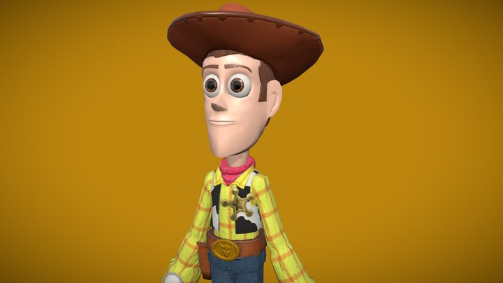 Disney Infinty's Woody 3D Model