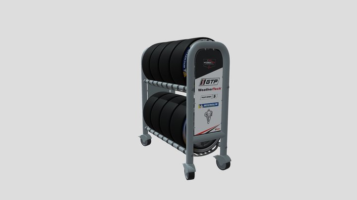 Tyre Holder 2024 Soft 3D Model