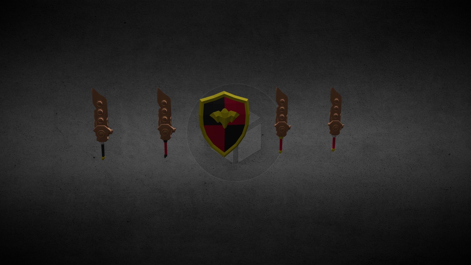 Weapons - 3D model by Thurgh [264d942] - Sketchfab