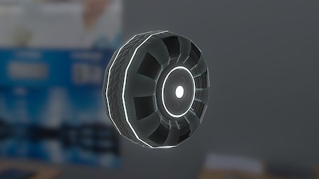 Tire PBR 3D Model