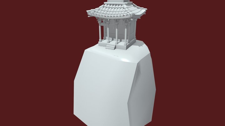 Japenese Temple 3D Model