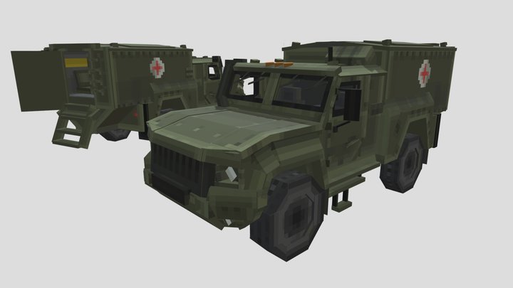 Kamaz - 53949 Linza 3D Model