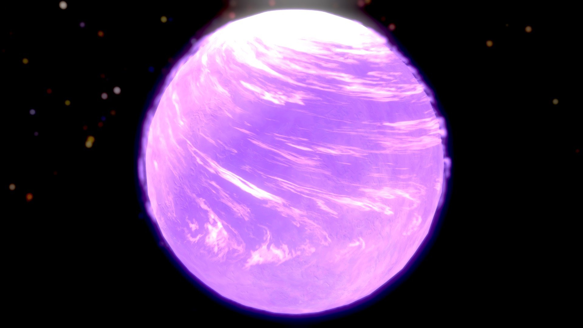 Purple Planet - Download Free 3D model by Yo.Ri (@grox777) [264eb22