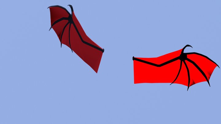 Bat Wings 3D Model