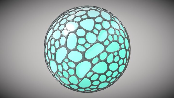 Organic Sphere 3D Model