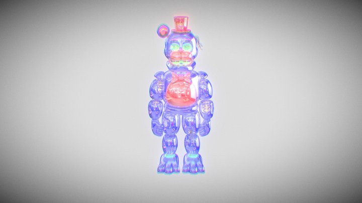 fnaf-2-withered-golden-freddy 3D Model