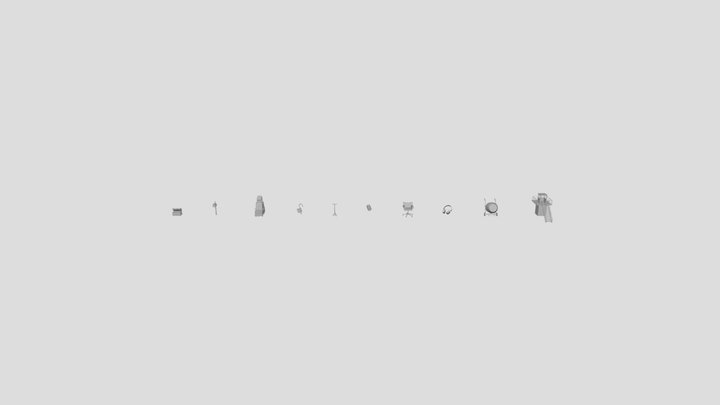 [XYZ School] HW1 Blocking 3D Model