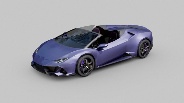 Lamborghini Huracan - $25 3D Model