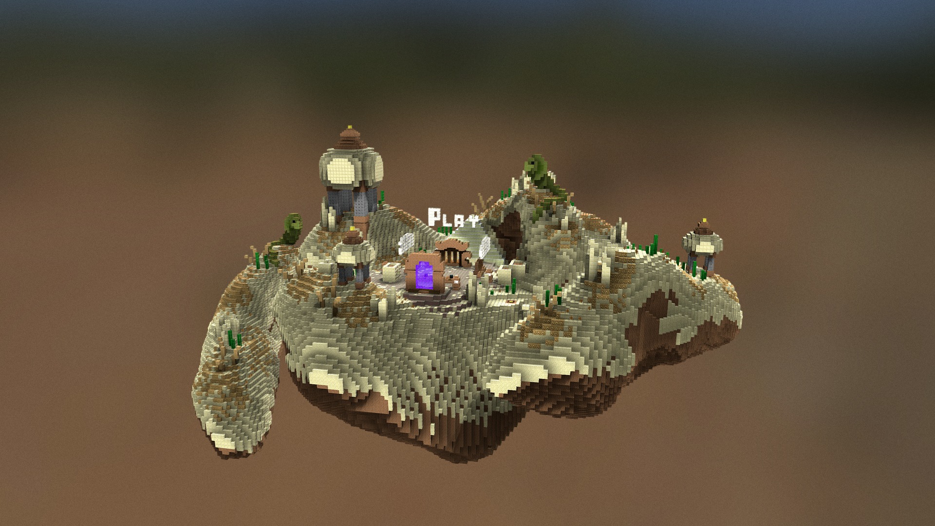 3D model Goldsand Game Lobby - This is a 3D model of the Goldsand Game Lobby. The 3D model is about a model of a city.
