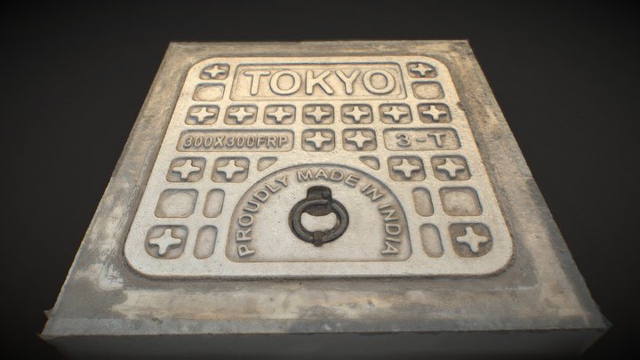 Sewer Cover 3D Model