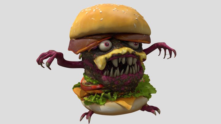 Grillgrim - monster – Kostenloses 3D-Modell STL