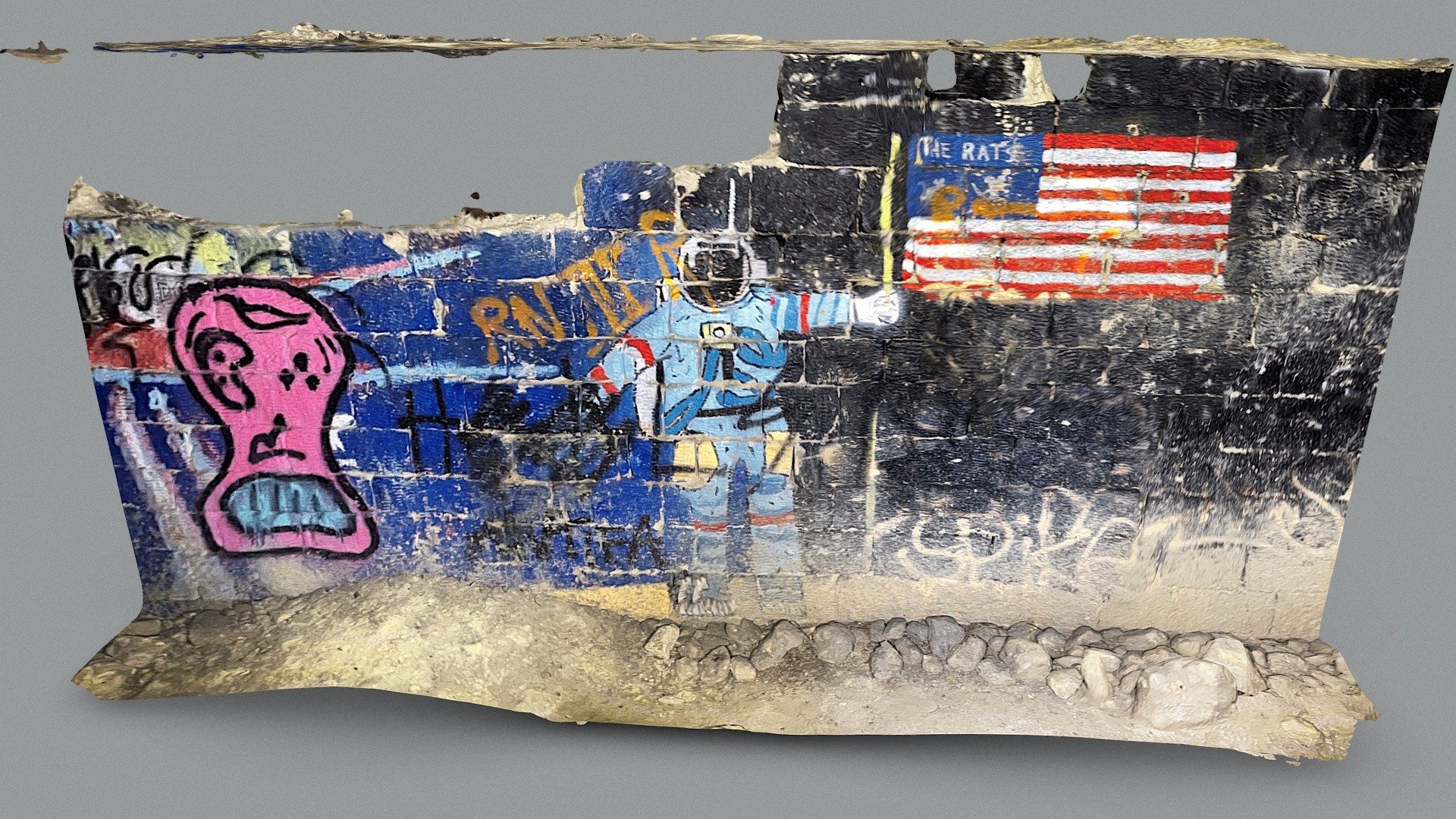 Paris catacombs - US astronaut
