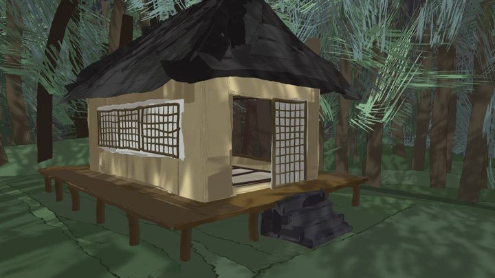 Meditation Tiny House 3D Model