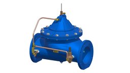 C611 - Booster Pump Control Valve - 3D model by Flomatic Valves ...
