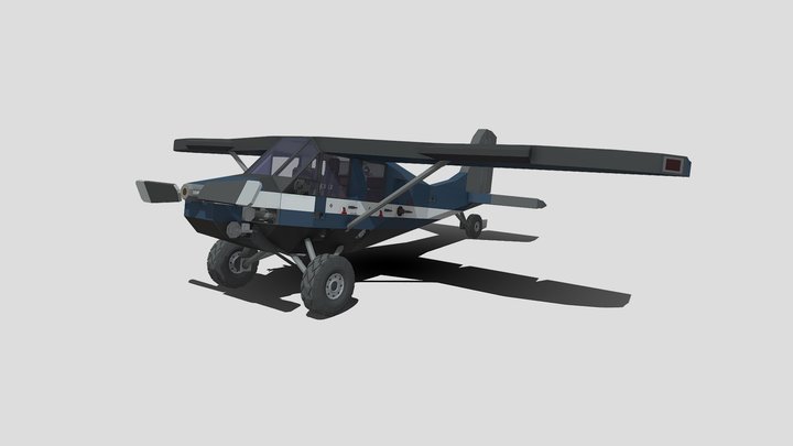 Crank Bush Plane 3D Model