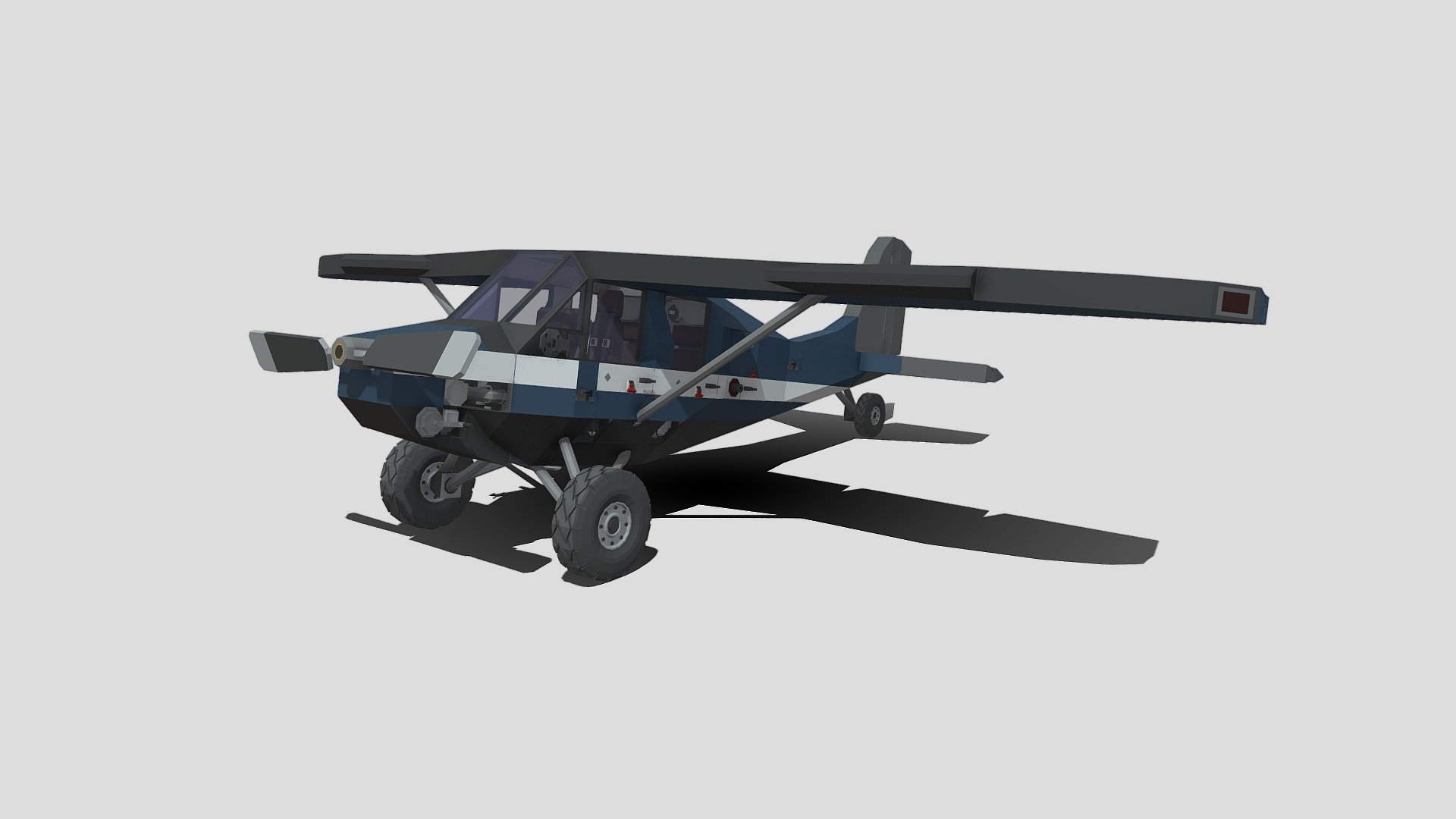 Crank Bush Plane Download Free 3D model by WH1T3_No1SE