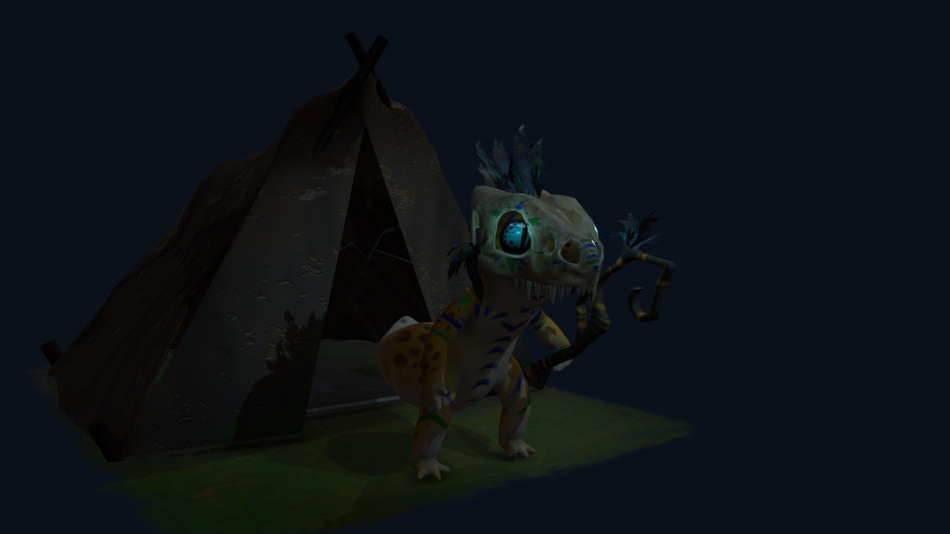 Alex Braun Leopard Gecko - 3D model by Mishkaa [26545aa] - Sketchfab