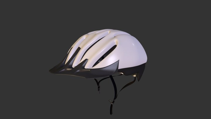 Bicycle Helmet 3D Model