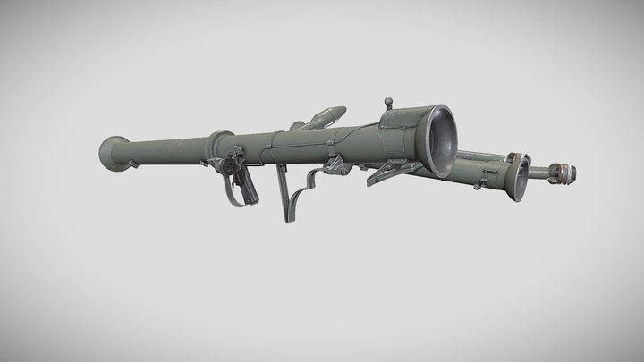 M20A1B1 "Super Bazooka" 3D Model
