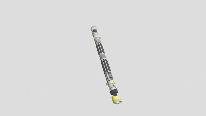 Custom Dual Lightsaber 3D Model