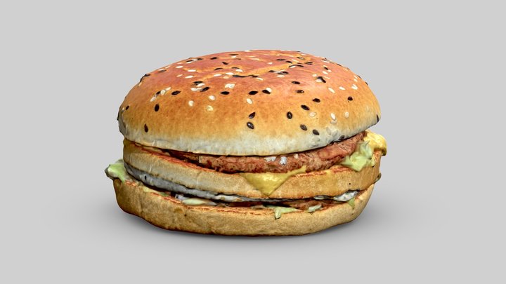 Burger 3D Model