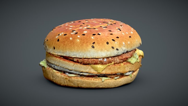 Burger 3D Model