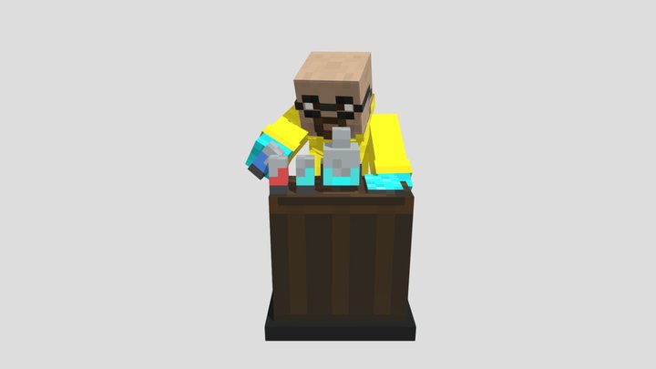 Walter White Cooking 3D Model