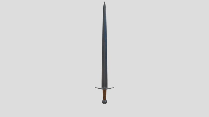 Medieval Arming Sword 3D Model