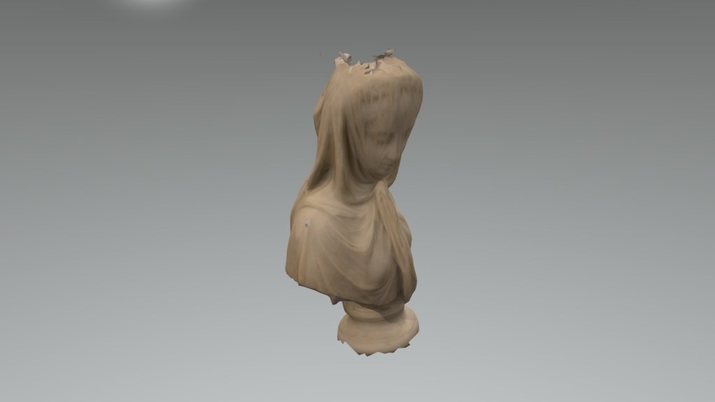 Dama con Velo (1865) B.Lombardi - 3D model by gerardo.lopez [2659b48 ...