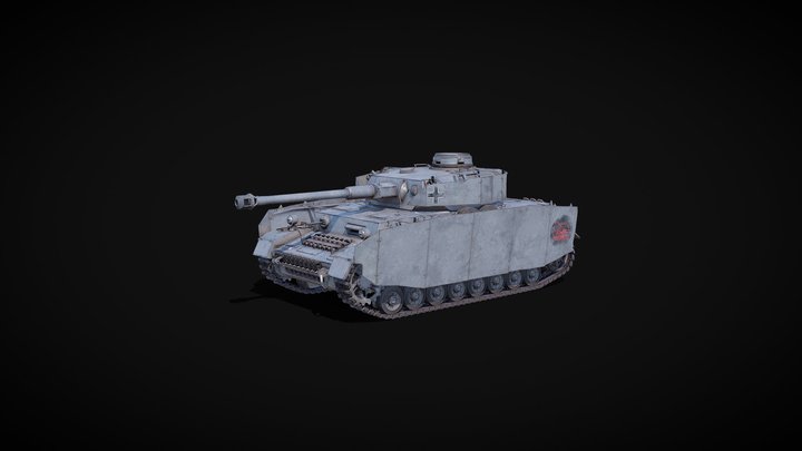Pz.Kpfw.IV Ausf.H 3D Model