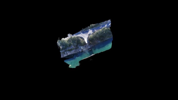Pont Sur Herault 3D 3D Model