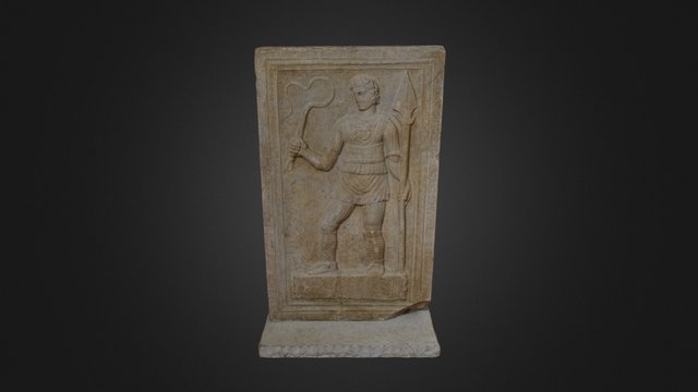 Stele romana "del Venator" (Veleia, Italy) 3D Model