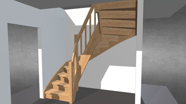 Treppe SCH 3D Model