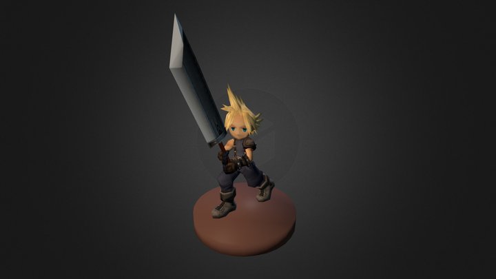 Cloud - Final Fantasy 3D Model