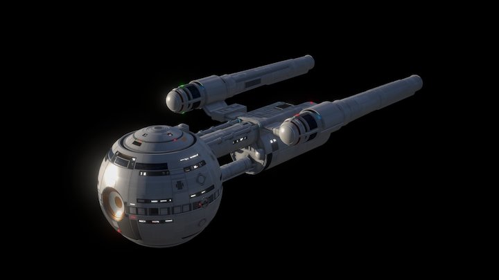 Pacific 201 Daedalus-Class 3D Model