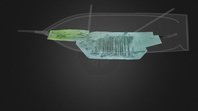 Ågabet wreck- Skonert Pettu 3D Model
