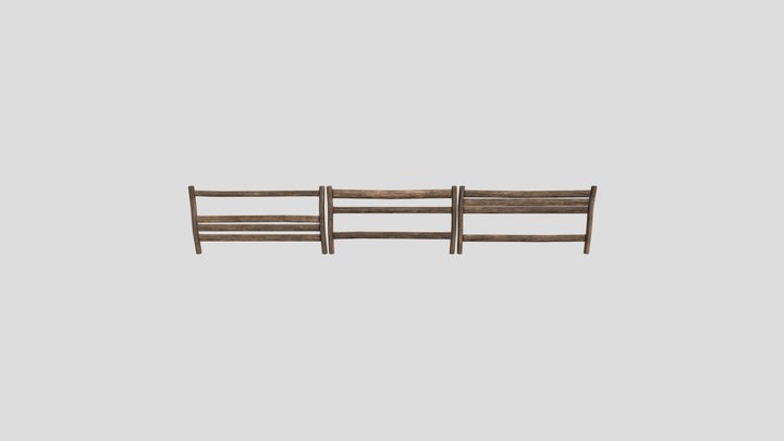 Western Fence 3D Model